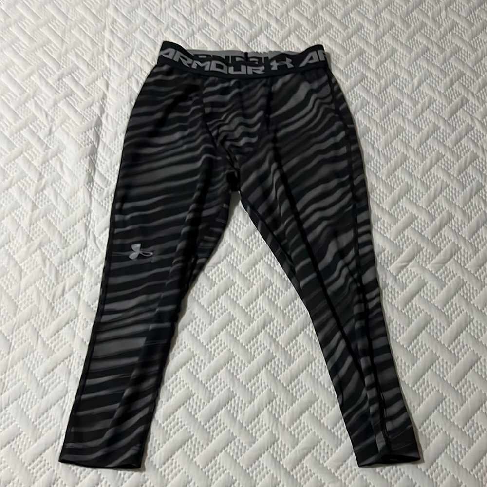 Under Armour Black and Gray Leggings